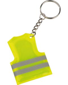 Schlüsselanhänger in der Form einer Sicherheitsweste