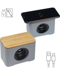 Bluetooth Lautsprecher mit integriertem Wireless Charger
