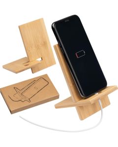 Handyhalter aus Bambus