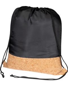 Gymbag aus Polyester mit Korkboden