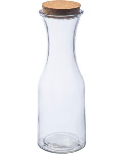 Glasflasche mit Korkdeckel
