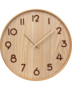 Wanduhr aus Holz