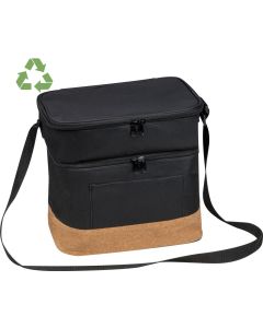 Kühltasche aus RPET mit Extrafach und Korkboden