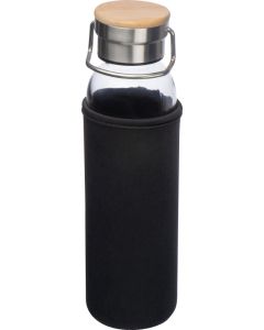 Glasflasche mit Neoprenüberzug, 600 ml