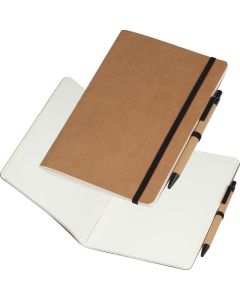 A5 Notizheft mit Kugelschreiber, 160 Seiten