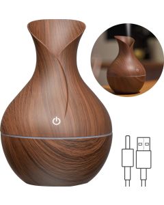 Luftbefeuchter in dunkler Holzoptik