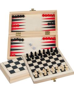 Backgammon - Schach -Dame Spiel