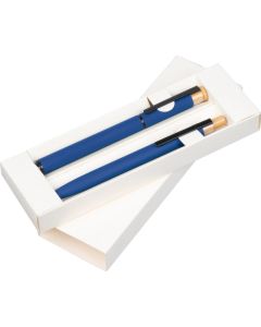 Schreibset mit Kugelschreiber und Rollerball aus recyceltem Aluminium