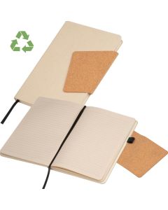 Notizbuch mit einem Einband aus recyceltem Milchkarton, 80 Seiten