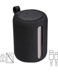 Lautsprecher mit LED Licht, rund