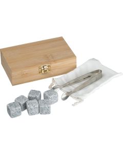 Eiswürfel Set in Bambusbox