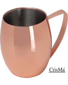 CrisMa Edelstahlbecher, 400 ml