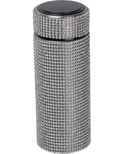 Kleine Edelstahltrinkflasche mit Strassstein-Akzenten