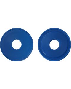 1€-Einkaufswagenchip, Loch Mittig