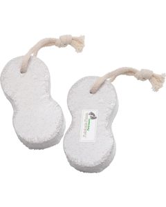 Bimsstein Oval, mit individuellem Aufkleber