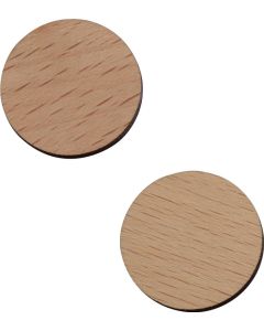 1€-Chip Holz, ohne Loch