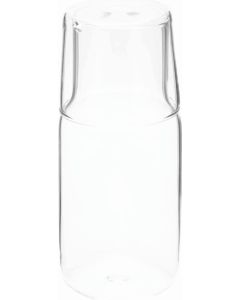 Glas-Karaffe mit Trinkglas Calmy