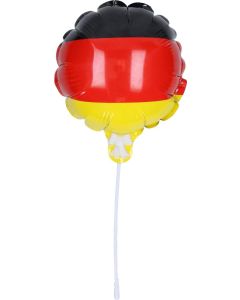 Luftballon, selbstaufblasend Soccer Deutschland, klein