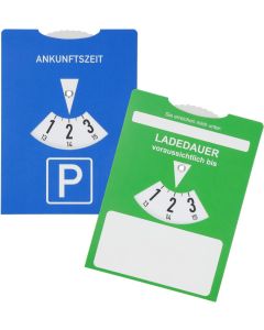 Papp-Parkscheibe E-Mobility