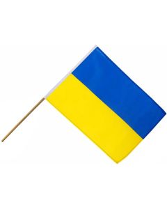 Ukraine Stockfahne, groß