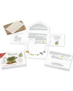 Superfood Weizengras - Pflanzset - inkl. Werbedruck