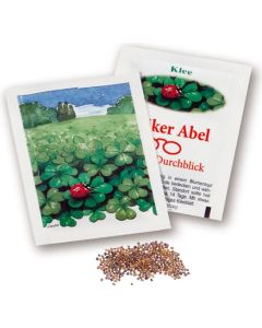 Samentüten Country Garden Klee - inkl. Werbedruck