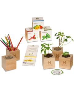 Woody - natürlich gärtnern! - Pflanzset - inkl. Werbedruck