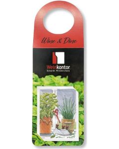 Flaschenanhänger - Samen nach Wahl - inkl. Werbedruck