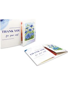 PlantCard Doppel-Samenflügelkarte - Samen nach Wahl - inkl. Werbedruck