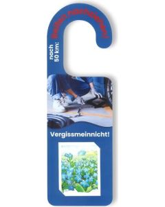 Rückspiegel-Anhänger - Samen nach Wahl - inkl. Werbedruck