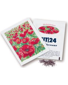 Samentüten Country Garden - Mohn - inkl. Werbedruck