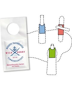 Veggie Samen-Flaschenanhänger S - inkl. Werbedruck