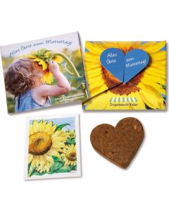 Ein Herz für…Karte! - Samenset - inkl. Werbedruck