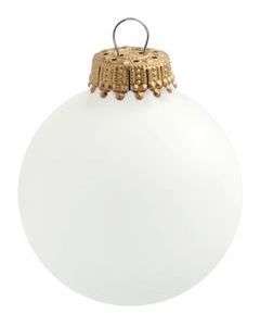 Christbaumkugeln mit goldenem Krönchen inkl. Werbedruck