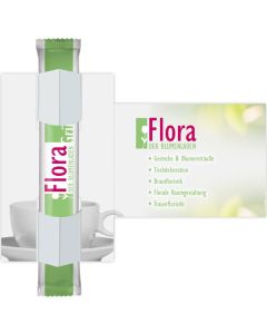 Tea-V-Card Visitenkarte inkl. 1  TeaStick Individ. Design - inkl. Werbedruck