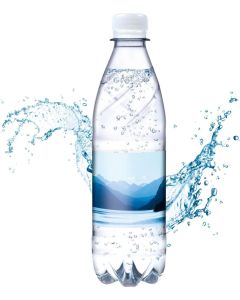 Tafelwasser, 500 ml, spritzig (Flasche Budget, pfandfrei, Export) - inkl. Werbedruck