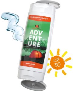 DuoPack Sonnenmilch LSF 30 + Hände-Desinfektionsgel (2 x 50 ml) - inkl. Werbedruck
