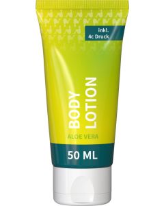 Aloe Vera Body Lotion, 50 ml Tube - inkl. Werbedruck