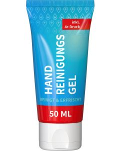 Handreinigungsgel, 50 ml Tube - inkl. Werbedruck