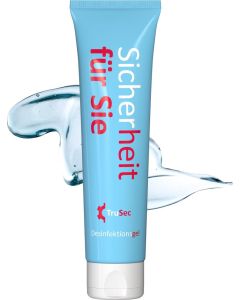 Hände-Desinfektionsgel (DIN EN 1500), 100 ml Tube - inkl. Werbedruck