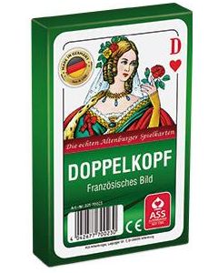Kartenspiel Doppelkopf französisches Bild, in Faltschachtel  - inkl. Druck