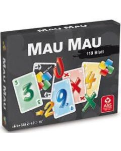 Kartenspiel MauMau, 2 x 55 Blatt, in Faltschachtel - inkl. Druck