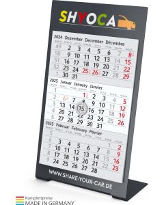 Aufstellkalender Desktop 3 Steel Desktop 3 Color