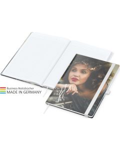 Notizbuch Match-Book White - individuelle Werbedruck