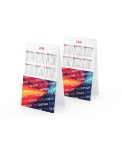 Tischkalender Table Compact green+blue