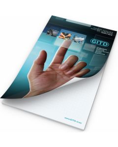 Schreibblock Cover Express A4/A5, 50 Blatt, blanko - inkl. Druck