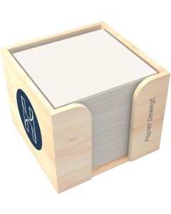 Holzbox Natura Green 10 x 10 x 8,5 cm, inkl. Druck