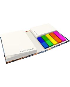 Haftnotizen mit Hardcover 105 x 75 mm, inkl. Druck