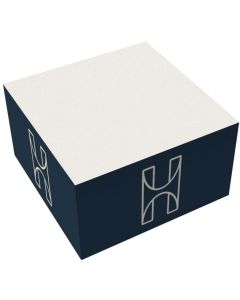 Notizwürfel Medium Light Upcycling 9 x 9 x 4 cm, inkl. Druck