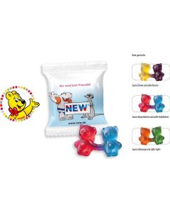 Haribo Bärchen-Pärchen Werbetüte, 7 g - inkl. Werbedruck